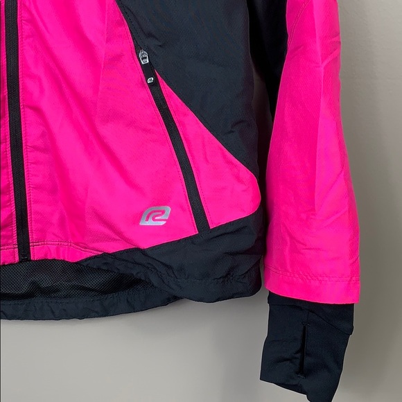 RoadRunner neon pink and black zip up jacket sm - Picture 4 of 9